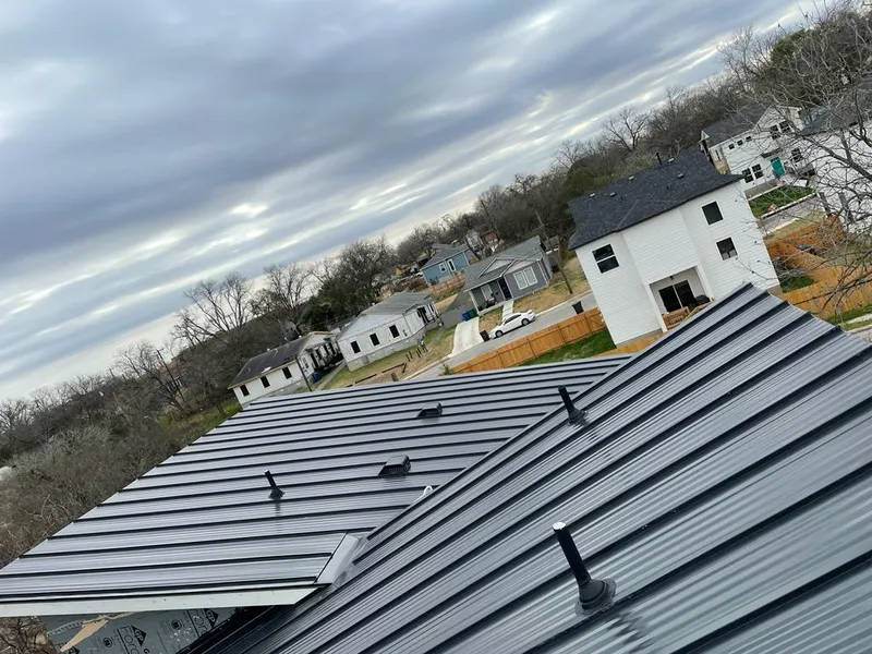 Standing seam metal roof panels with vents for Skylight Repair in Tremonton